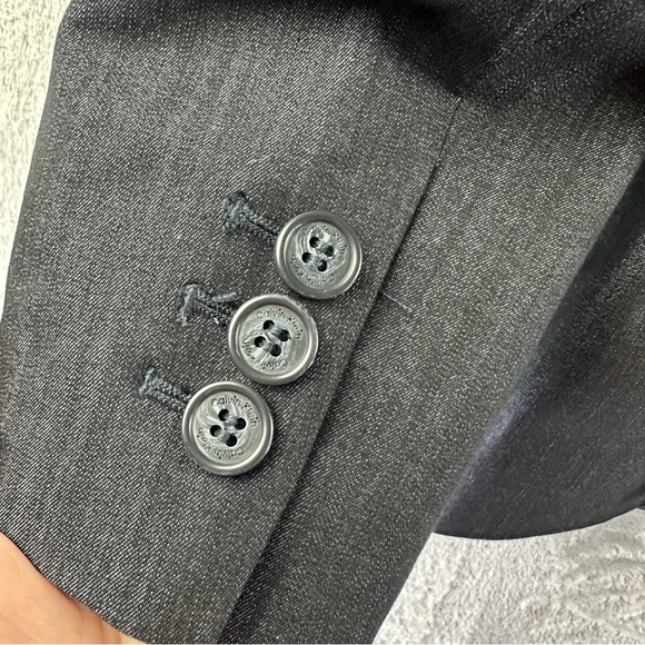 Calvin Klein Blazer Women's 4 Dark Blue Black - Picture 10 of 11